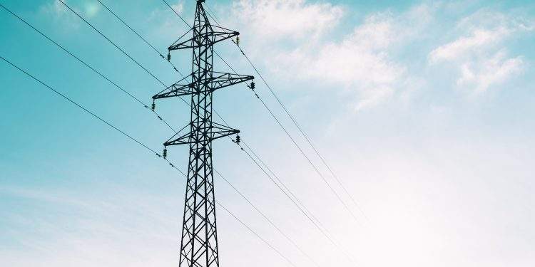 power lines, cables, tower electricity