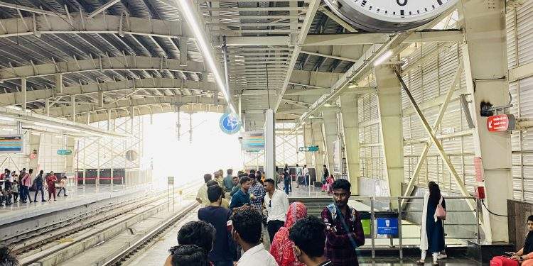 "Sitabuldi station of Nagpur Metro" by Ganesh Dhamodkar is licensed under CC BY-SA 4.0