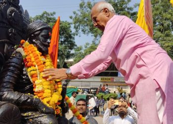 विश्व हिंदू परिषद बजरंग दलच्या वतीने भव्य शिव शौर्य यात्रा.!