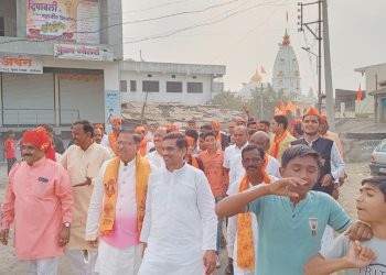 रामलल्लाच्या प्राणप्रतिष्ठा सोहळ्यात ॲड. विजयराव जाधव यांनी घेतले दर्शन