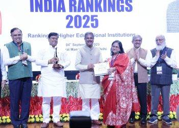 एनआयआरएफ रँकिंग २०२५ मध्ये इग्नूला मुक्त विद्यापीठ श्रेणीत प्रथम क्रमांक